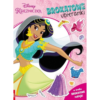 Disney Księżniczka. Brokatowe Ubieranki